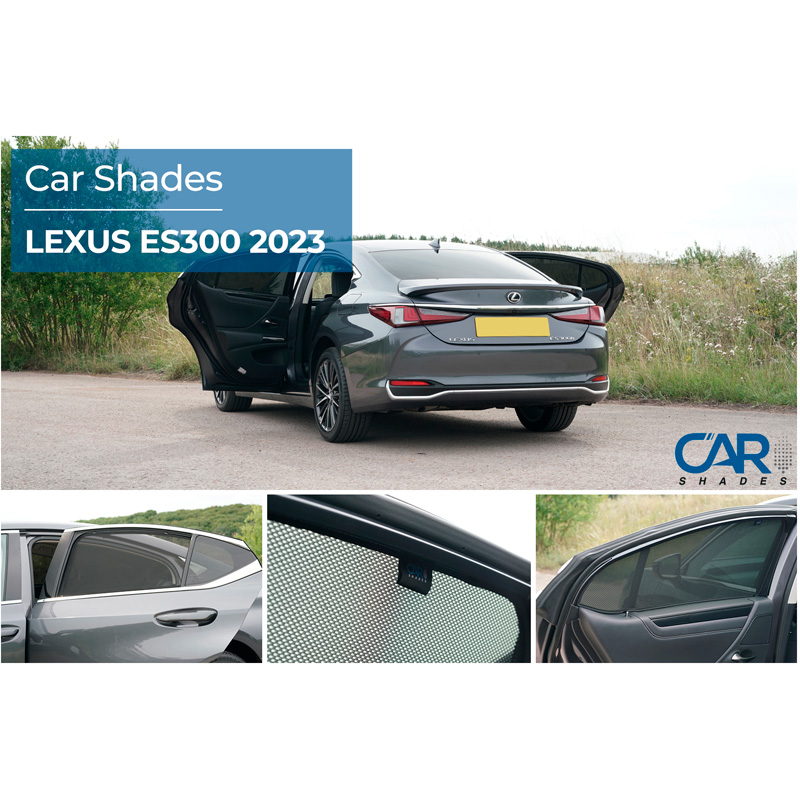 Set de Car Shades (portes arrières) sur mesure pour Lexus ES300 2018-2025 (2-pièces)