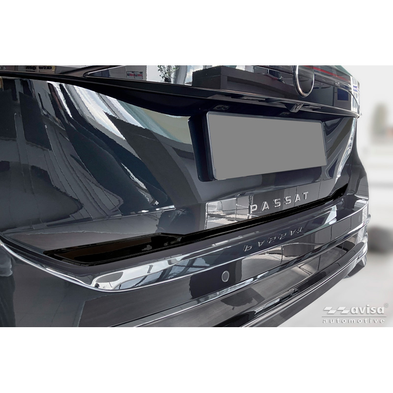 Avisa Moulure de hayon en Inox Noir Chrome sur mesure pour Volkswagen Passat Variant (CJ5) 2024-