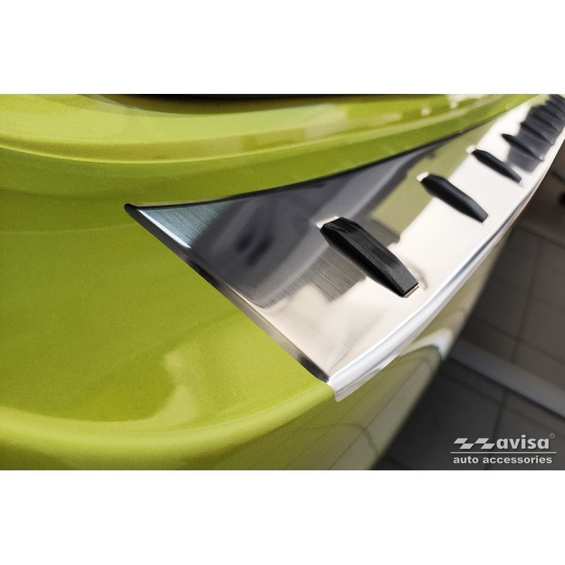 Protection de seuil arrière inox sur mesure pour Volkswagen ID.Buzz + Cargo 2022- 'STRONG EDITION'
