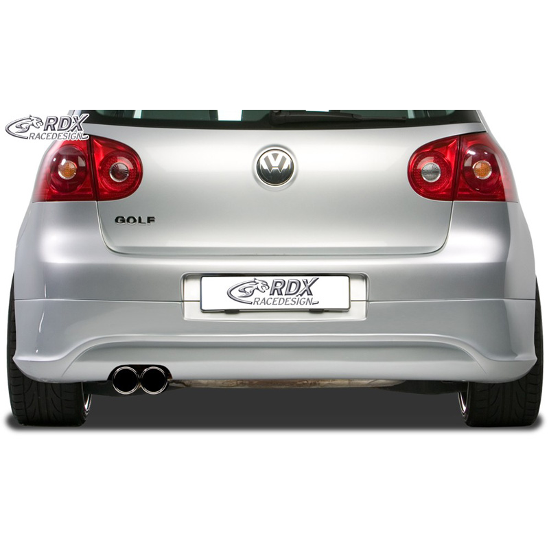 Jupe arrière sur mesure pour Volkswagen Golf V R32 Hatchback 3/5-portes 2003-2008 (échappement à gauche) excl. Variant/Plus (ABS)
