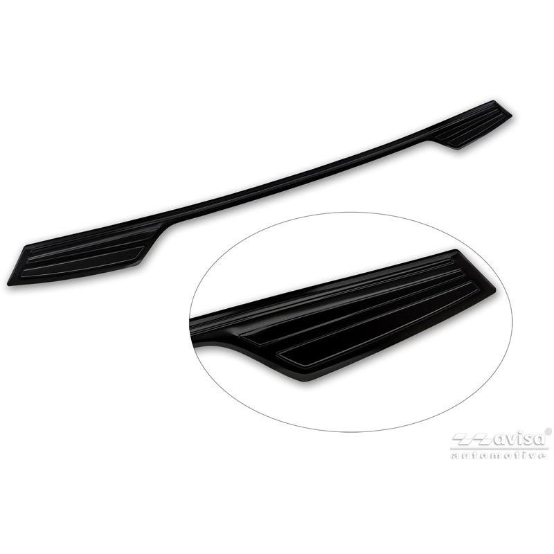 Avisa Protection de Seuil de Coffre Acier Inox sur mesure pour Opel Frontera (EV) 2024- - Noir