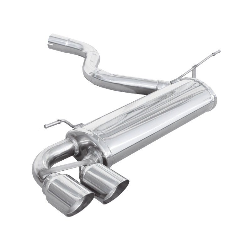 100% Inox Échappement Sport sur mesure pour BMW Série 1 F21 5-portes 2.0 Turbo 125i 218cv 2013- 2x80mm Racing