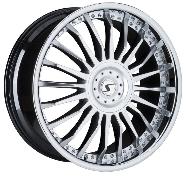 Schmidt CC Line roues (bord brillant) d argent 10x22