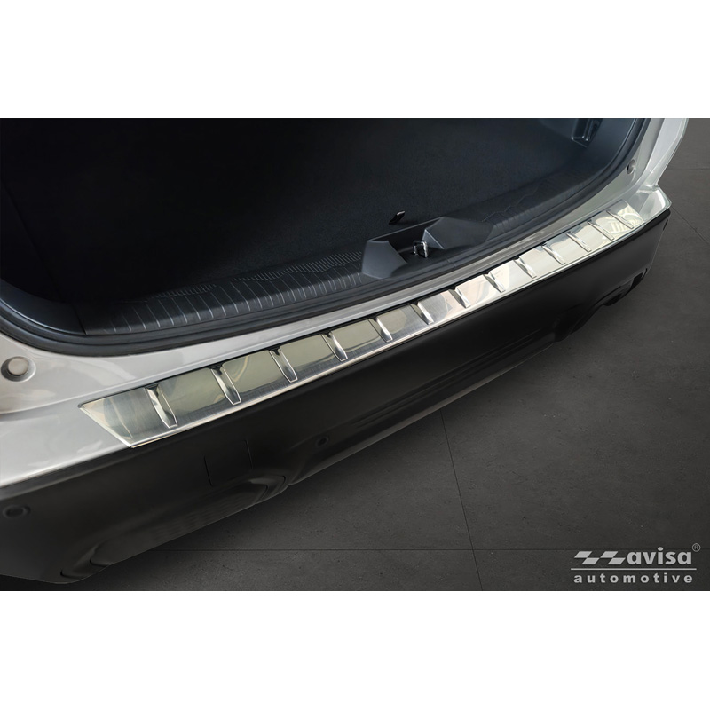 Avisa Protection de seuil arrière inox sur mesure pour Subaru Forester (SL) 2025- 'Ribs'