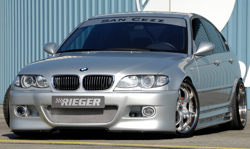 Voorbumper passend voor BMW E46 M3-Look vanaf 2002 RiegerVoorbumper passend voor BMW E46 M