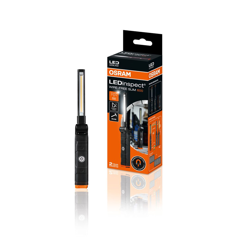Osram LEDinspect® WIRE-FREE SLIM 600 - Lampe d'inspection manuelle
