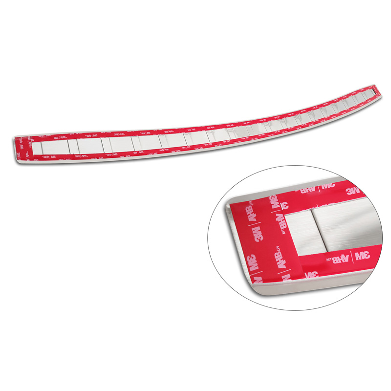Protection de seuil arrière inox sur mesure pour Ssangyong Rexton (YK) Facelift 2021- 'Ribs'