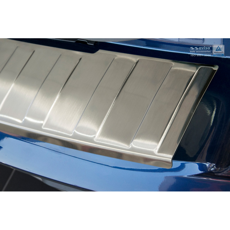 Protection de seuil arrière inox sur mesure pour Renault Talisman Grandtour 2016-2020 & FL 2020- 'Ribs'