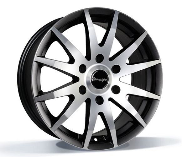 Tomason TN1F 6,5x16 5x130 ET50 Black matt polished Velgen