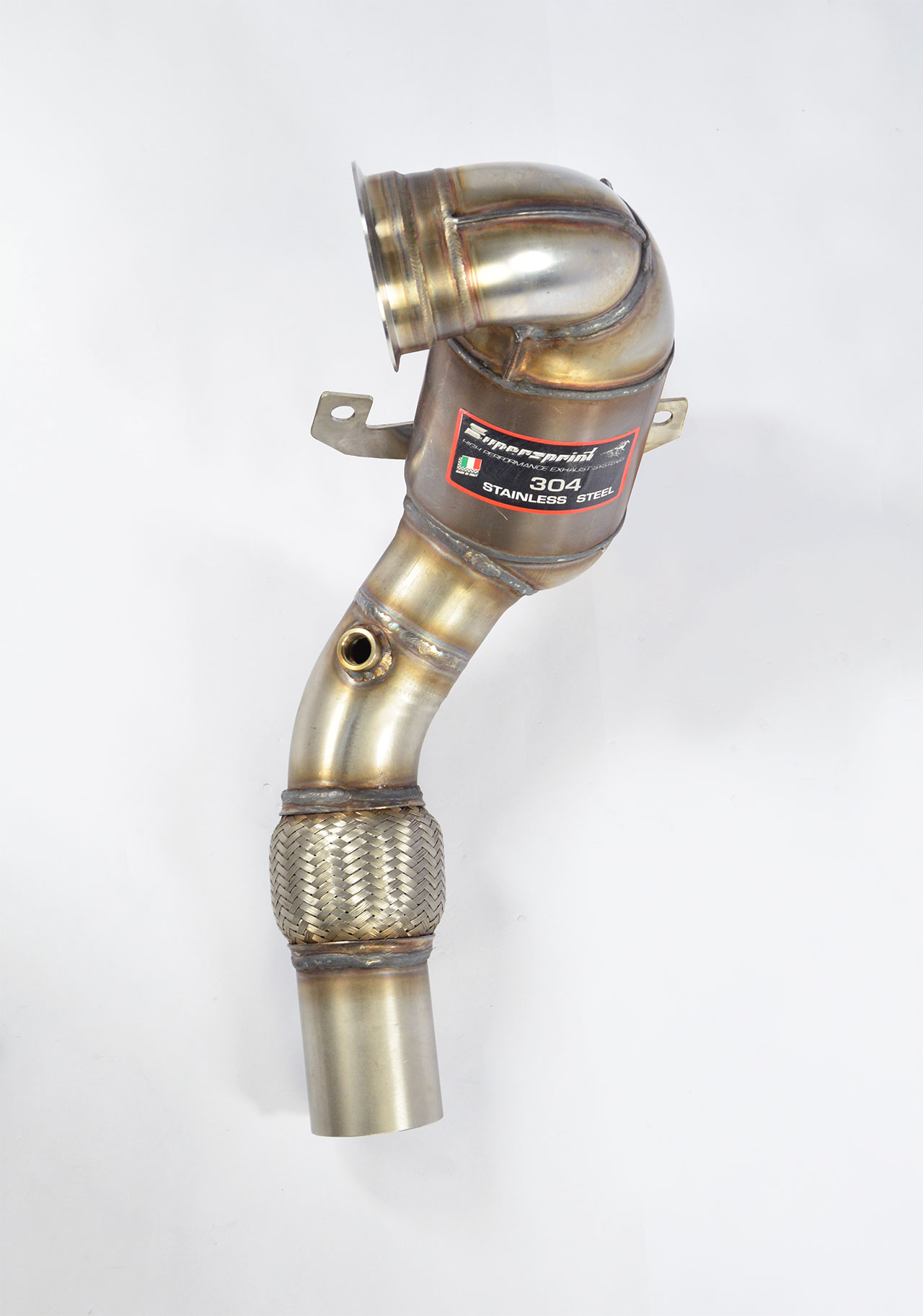 AUDI A3 8V Cabrio QUATTRO 1.8 TFSI (180 Hp) 2013 -> 2015 Turbo downpipe kit + Metallic WRC 100 CPSI