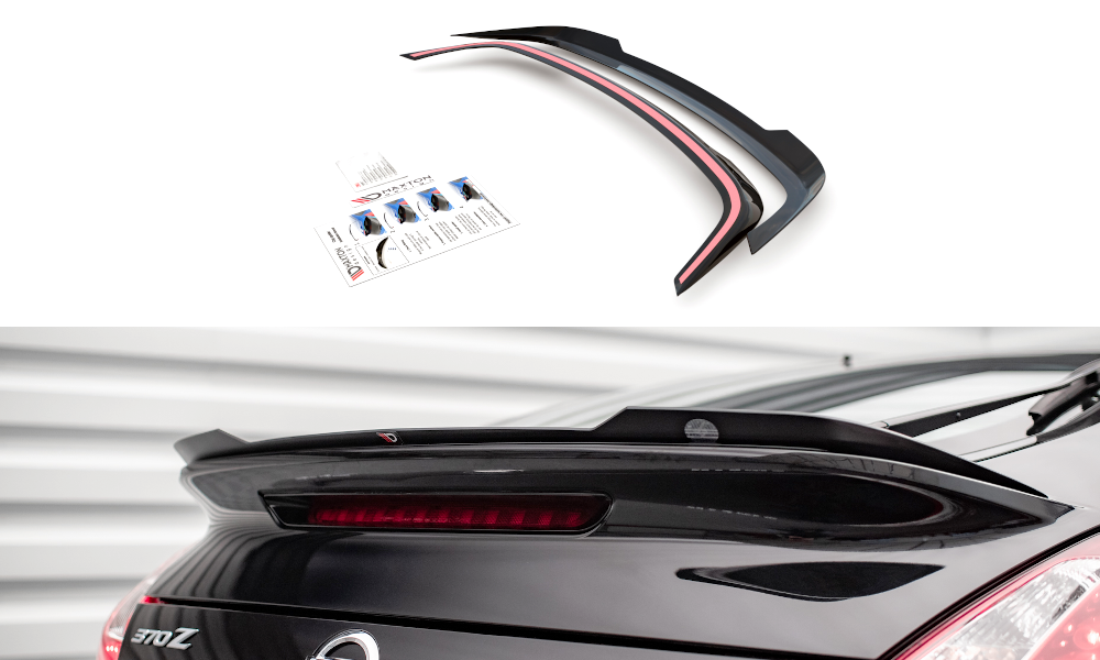 Spoiler Nissan Nismo 370Z Maxton Glans Zwart