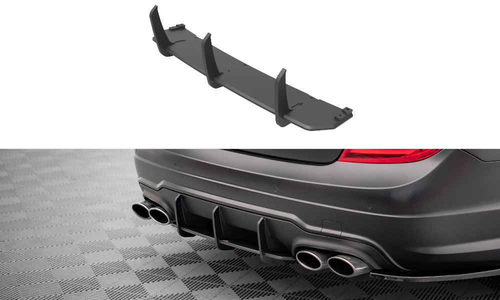 Diffuser Street Pro Mercedes C Klasse Coupe AMG Pakket W204 Maxton