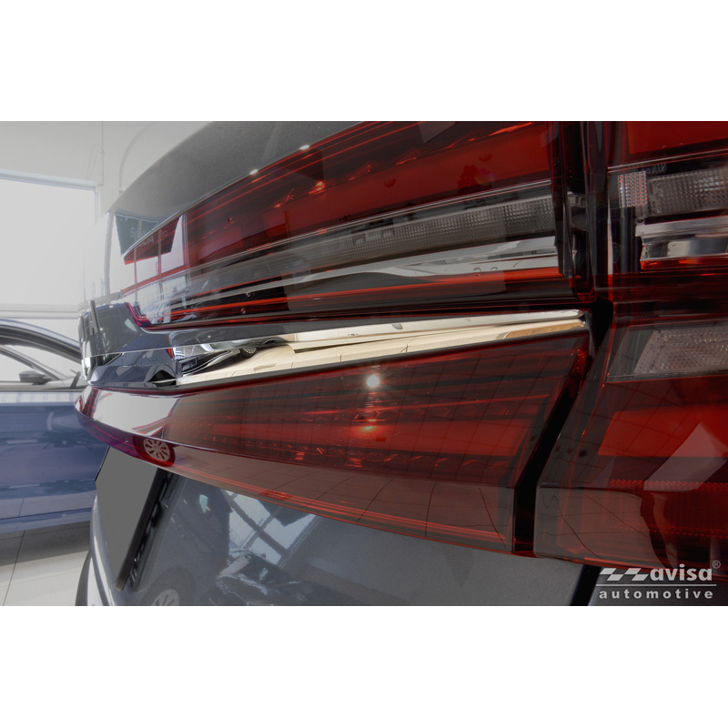 Avisa Revêtement d'habillage du hayon du coffre inox Chrome sur mesure pour Skoda Kodiaq II (PS7) 2024-