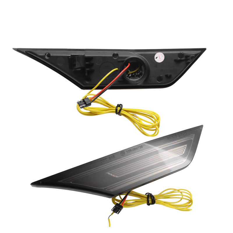 Set de Clignotants Latéraux LED sur mesure pour Honda Civic X 2016-2022 - Fumée - incl. Feux Dynamiques & Feu de Position