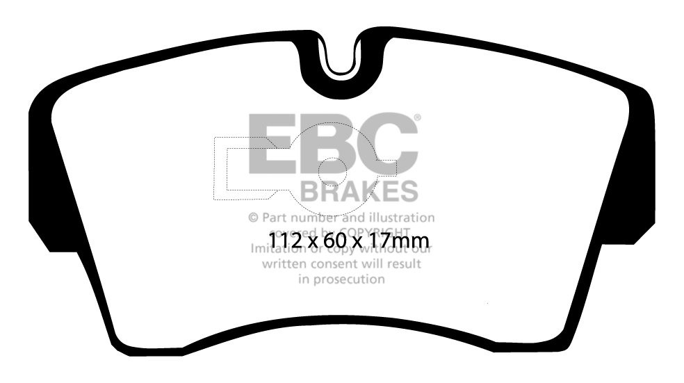 EBC Brakes VAUXHALL (OPEL) Senator 3.0 89-90 Remblokken voorzijd