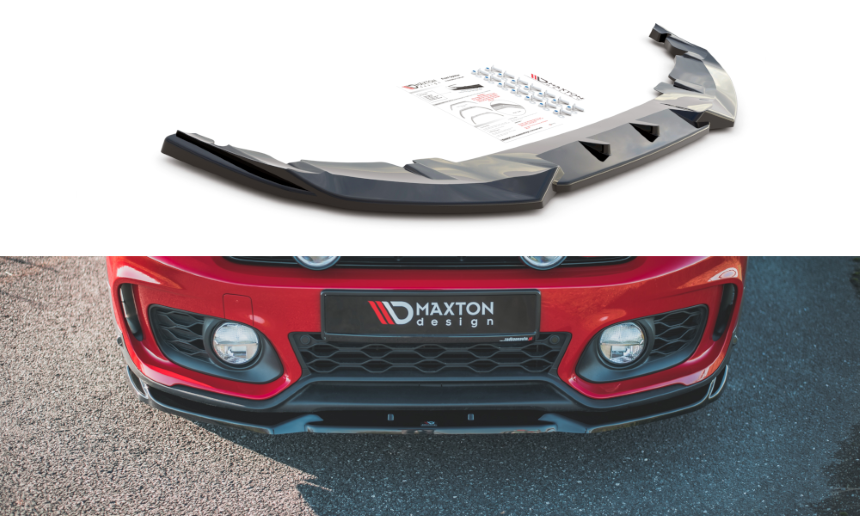 Voorspoiler Mini Countryman F60 Maxton Design glans zwart V.1