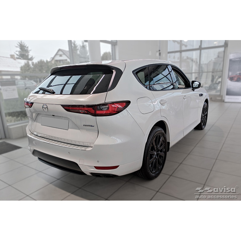 Protection de seuil arrière sur mesure pour Mazda CX-60 (KH) 2022- 'Ribs'