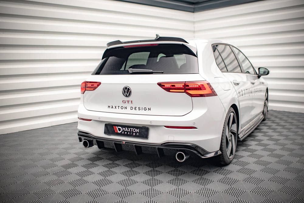 Diffuser V.3 Volkswagen Golf 8 GTI Maxton Glans Zwart