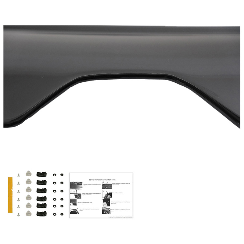 Protection du capot sur mesure pour Renault Master 3ème Gen. Facelift 2014-2018 - Noir brillant