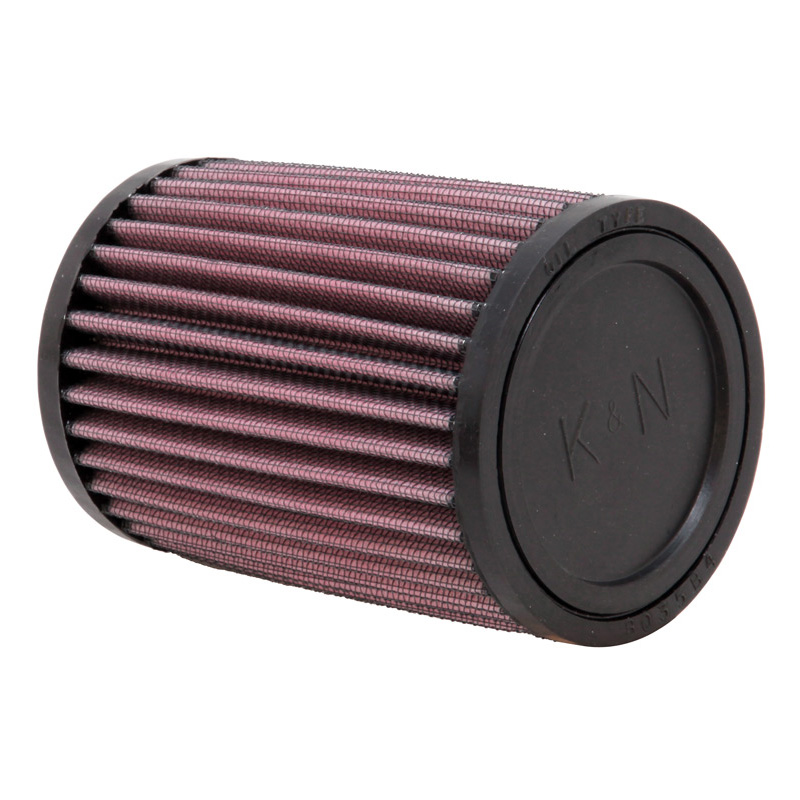 K&N Filtre à Air Universel Cylindrique 45mm raccordement, 89mm diamètre, 127mm hauteur (RU-0360)