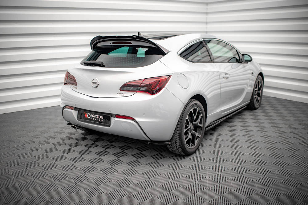 Zijdiffusers Opel Astra J GTC OPC-Line Maxton Glans Zwart