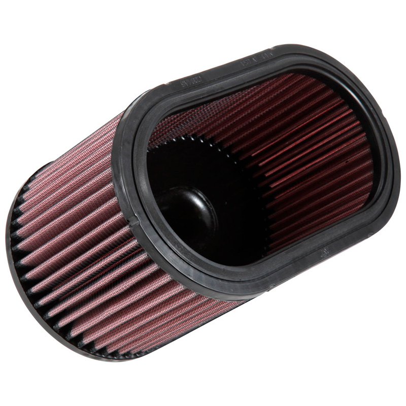 K&N Filtre à air de remplacement sur mesure pour Maserati Ghibli 3.0 / Quattroporte 3.0/3.8 essence (2 pièces nécessaires) 2014-2018 (E-0651)