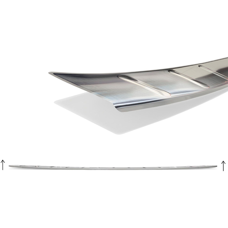 Avisa Protection de Seuil de Coffre Acier Inox sur mesure pour Volkswagen Tayron 2024- - Argent