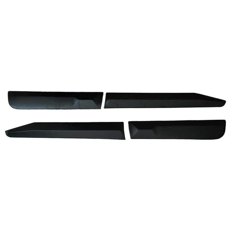 Jeu de baguettes de porte sur mesure pour Toyota Hilux 8ème Gen. 2015- - Version 2 - Noir mat
