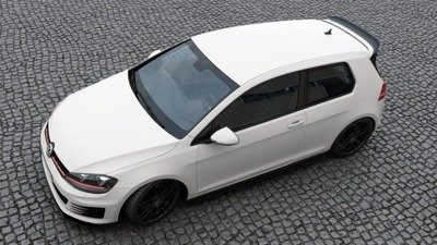 Spoilerlip VW Golf 7 GTI Clubsport Glans Zwart Maxton