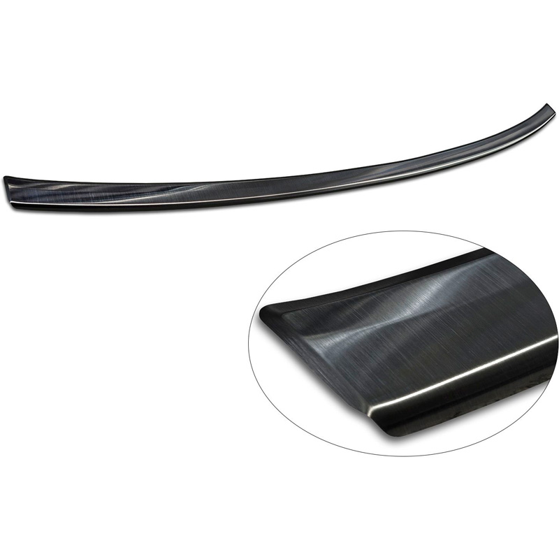 Avisa Protection de seuil arrière inox noir sur mesure pour Mazda CX-80 (KL) 2024-