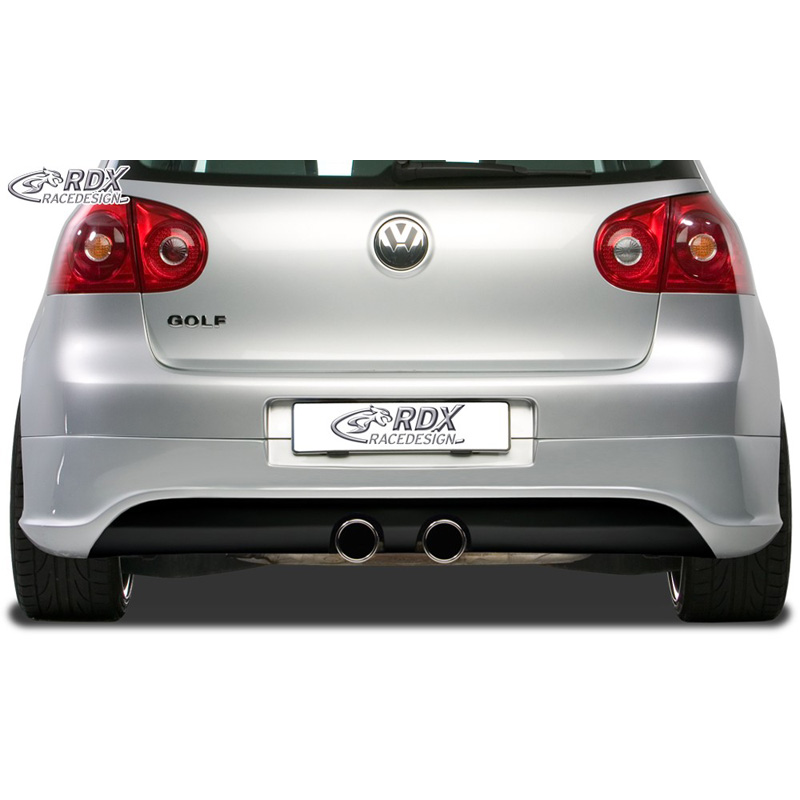 Jupe arrière sur mesure pour Volkswagen Golf V R32 Hatchback 3/5-portes 2003-2008 (R32 échappement) excl. Variant/Plus (ABS)