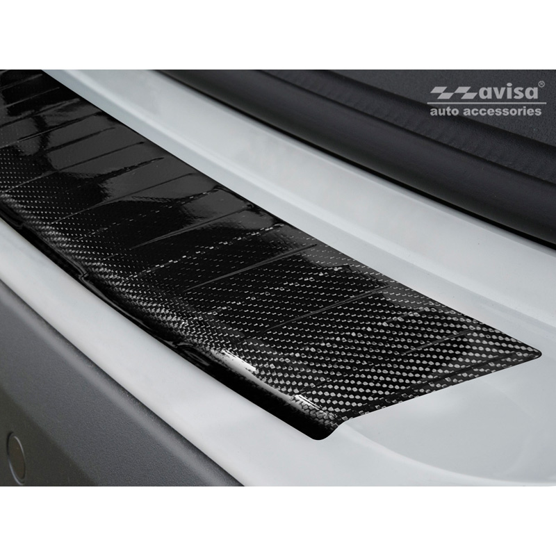 Protection de seuil arrière carboné 3D sur mesure pour BMW X1 (F48) 2015-2022