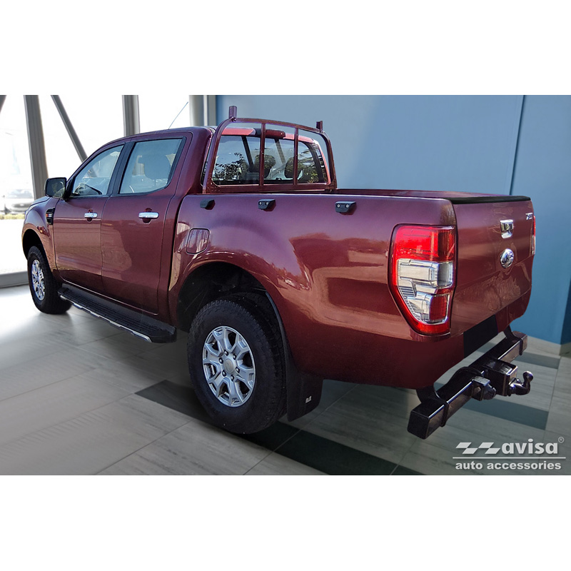 Protection de hayon arrière Pickup (acier) sur mesure pour Ford Ranger 2011-2022 - Noir