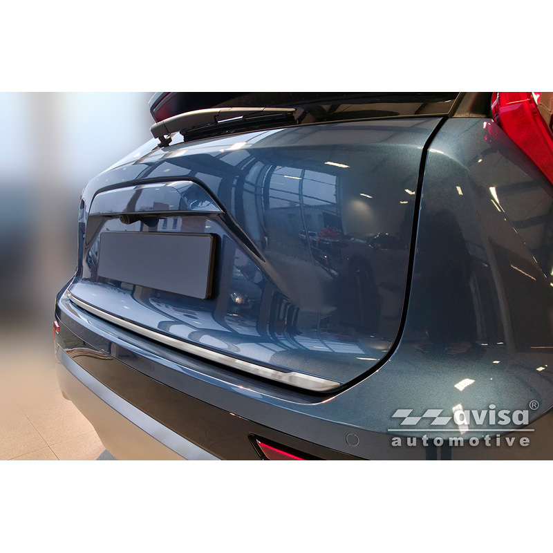 Avisa Revêtement d'habillage du hayon du coffre inox brossé sur mesure pour Kia Niro II 2022-