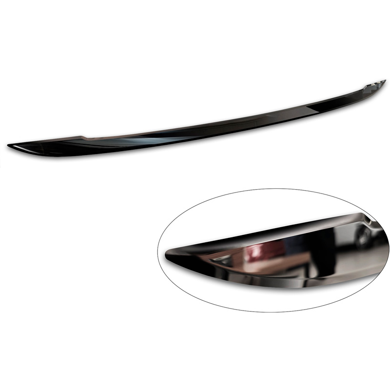 Avisa Moulure de hayon en Inox Noir Chrome sur mesure pour Mercedes-Benz GLC II (X254) 2022-