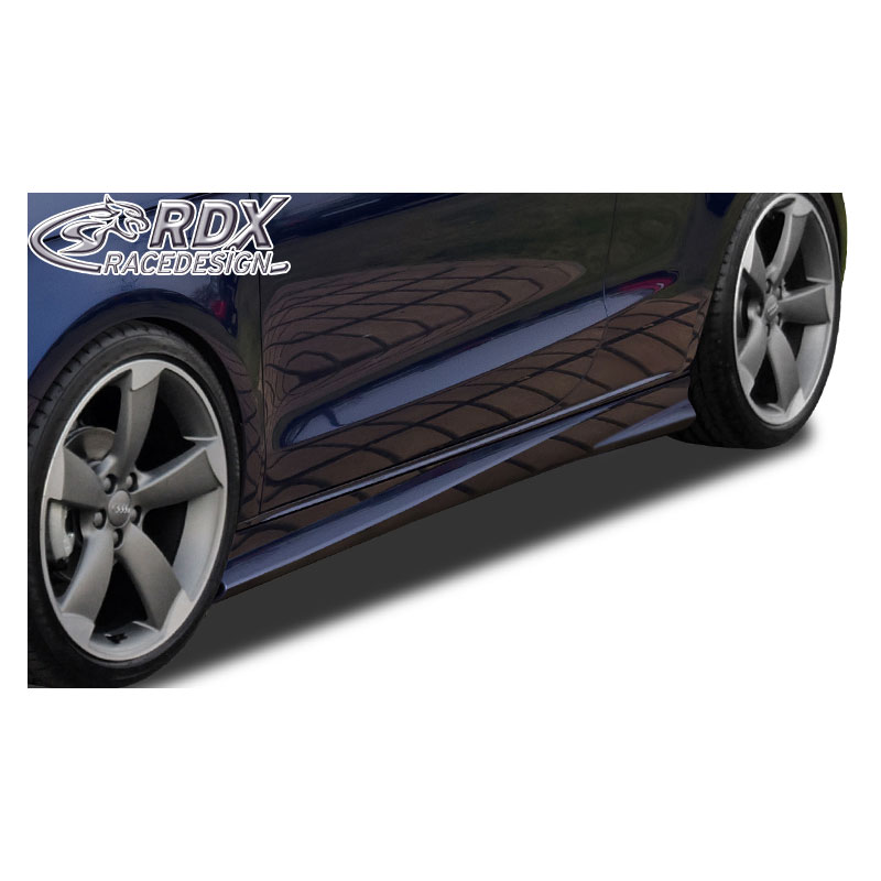 Jupes latérales sur mesure pour Audi A1 incl. Sportback 'Turbo' (ABS)