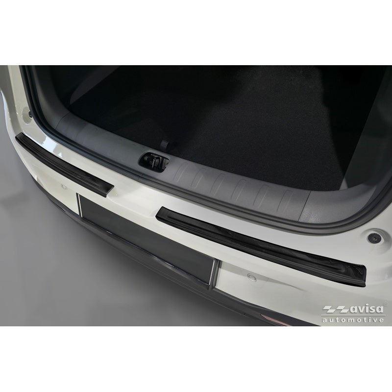 Avisa Protection de Seuil de Coffre Acier Inox sur mesure pour Leapmotor B10 2025- - Noir - 2-pièces