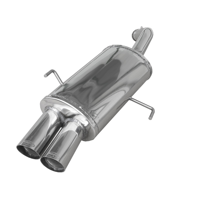 100% Inox Échappement Sport sur mesure pour Alfa Romeo 156 2.5 V6 1997- 2x80mm Racing