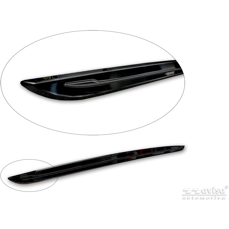 Avisa Moulure de hayon en Inox Noir Chrome sur mesure pour Nissan Juke II (F16) 2019-