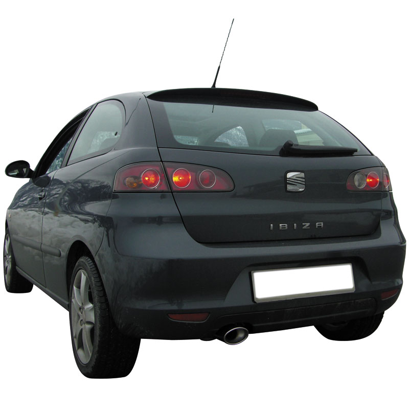 100% Inox Échappement Sport sur mesure pour Seat Ibiza 6L 1.9 TDi FR (130cv) 2002- 120x80mm
