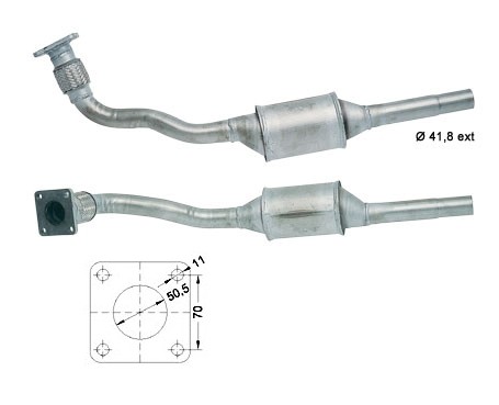 Seat IBIZA 1.9D 1896 cc 47 Kw / 64 cv 1Y Magnaflow CAT Bouwjaar: