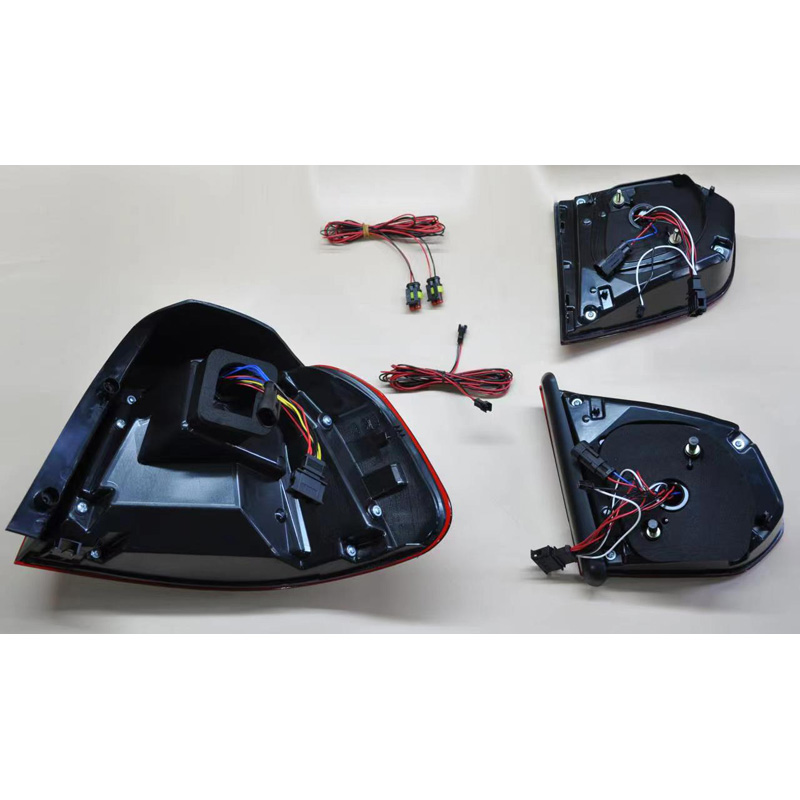Set de Feux Arrière LED Look-Golf 8 sur mesure pour Volkswagen Golf VI 2008-2012 excl. Variant - Rouge/Claire/Fumée - incl. Feux Dynamiques