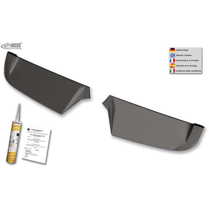 Becquet de toit sur mesure pour Mercedes Vito W447 2014- (avec 2 portes arrières) (PUR-IHS)
