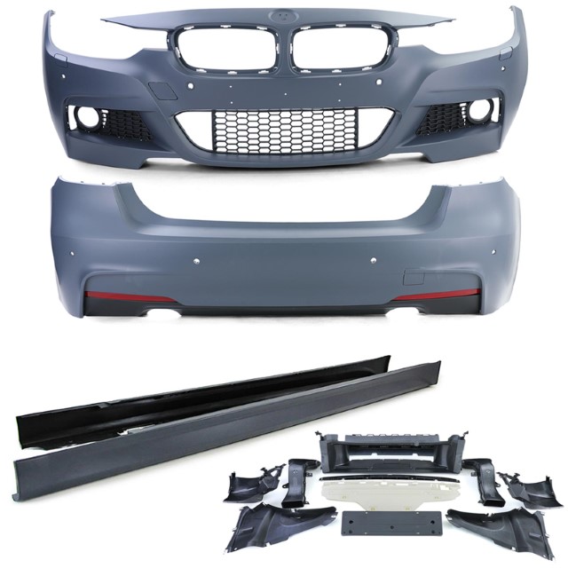Grill Nieren BMW 3 Serie F30 Zwart mat