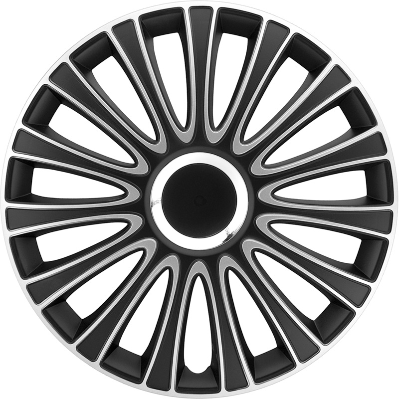 Jeu d'enjoliveurs LeMans 16-inch noir/argent