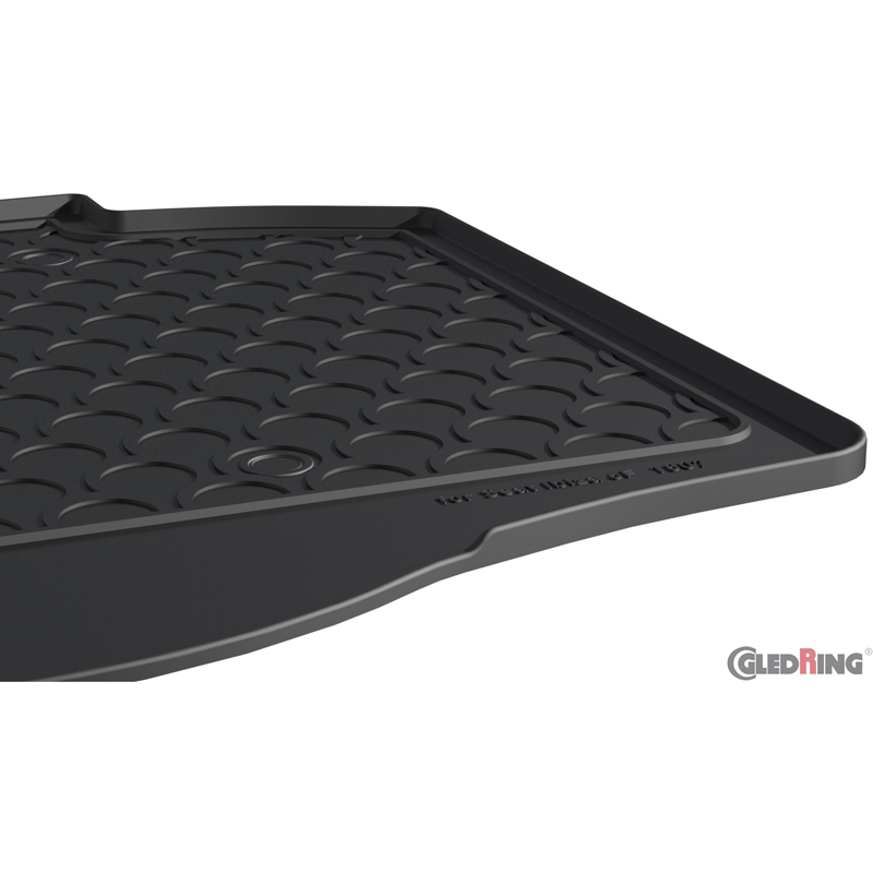 Coquille coffre-arrière Rubbasol (caoutchouc) sur mesure pour Seat Ibiza 6F 5-portes 2017- (Sol en bas / sans modèles de gaz naturel)