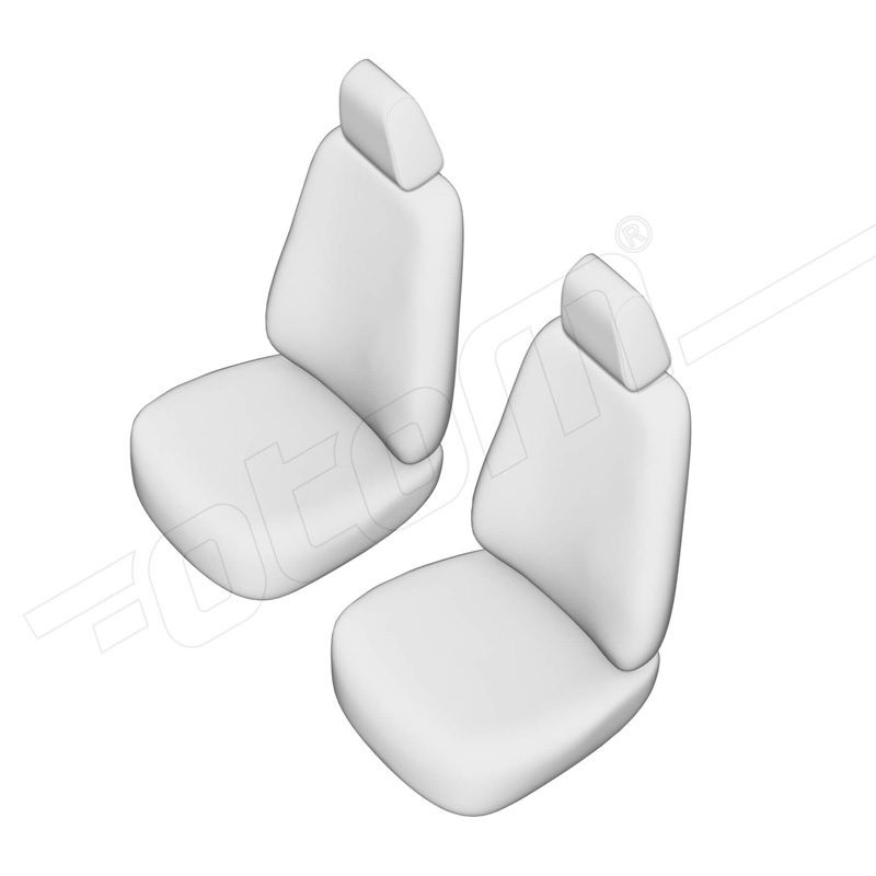 Original Design Housses de siège en tissu 1+1 sur mesure pour Mercedes Citan (W420) 2021-