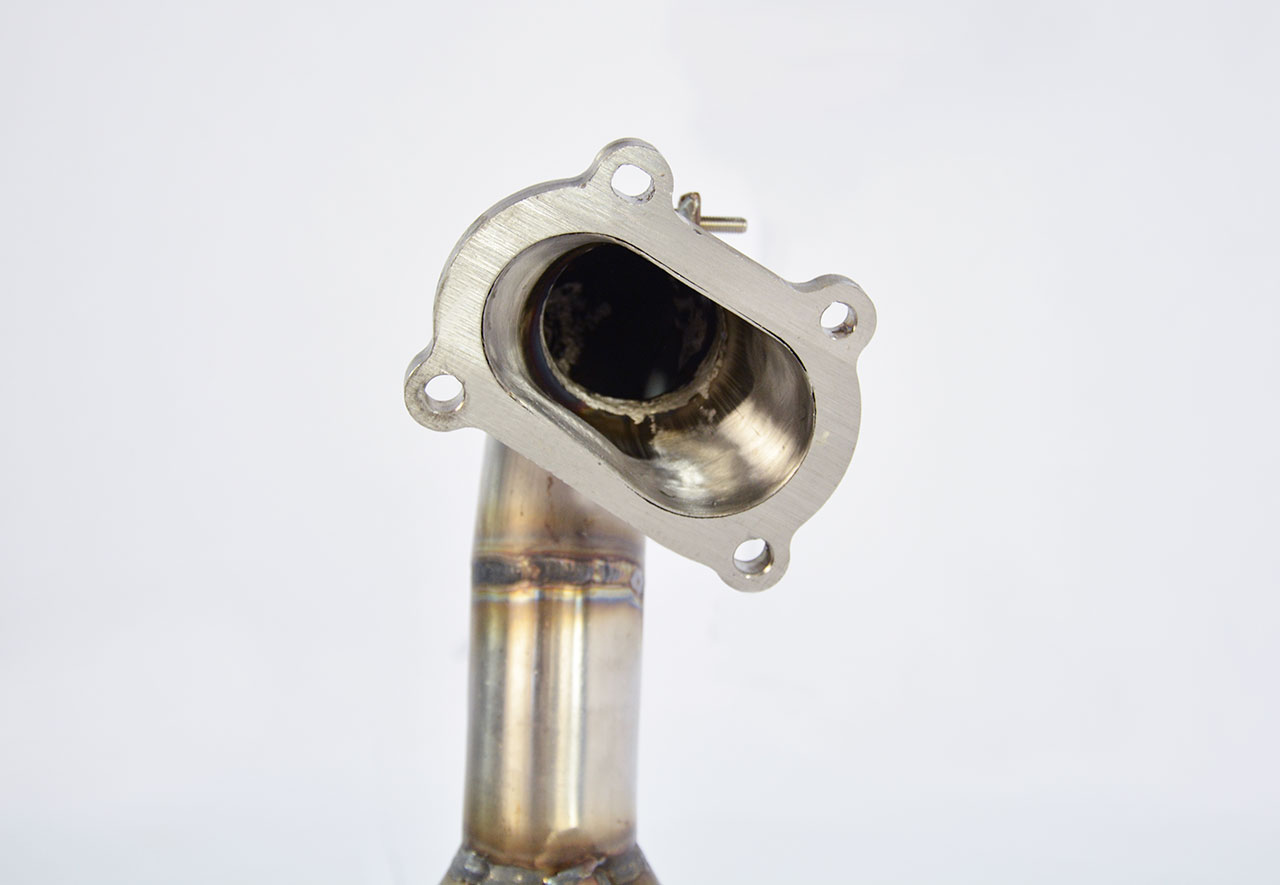 595 ABARTH 1.4T "Pista" (160 Hp) 2016 Turbo downpipe kit + Metallic catalytic converter