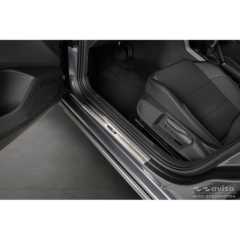 Seuils de portes inoxydable sur mesure pour Volkswagen Taigo 2021- 'Exclusive Edition' - 4-pièces