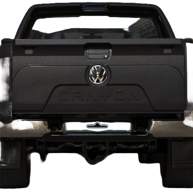 Protecteur de hayon sur mesure pour Volkswagen Amarok MK1 2010-2022 - Version 2 - Noir mat